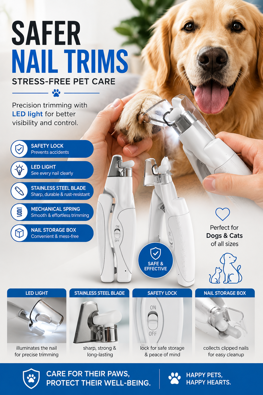 LED Pet Nail Clippers
