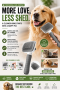 Self-Cleaning DE shedding Comb