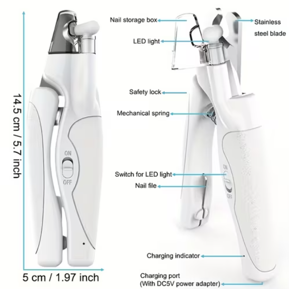 LED Pet Nail Clippers