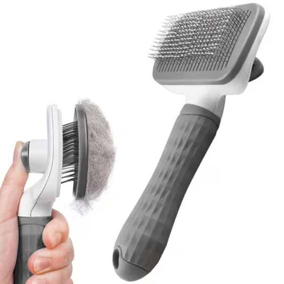 Self-Cleaning DE shedding Comb